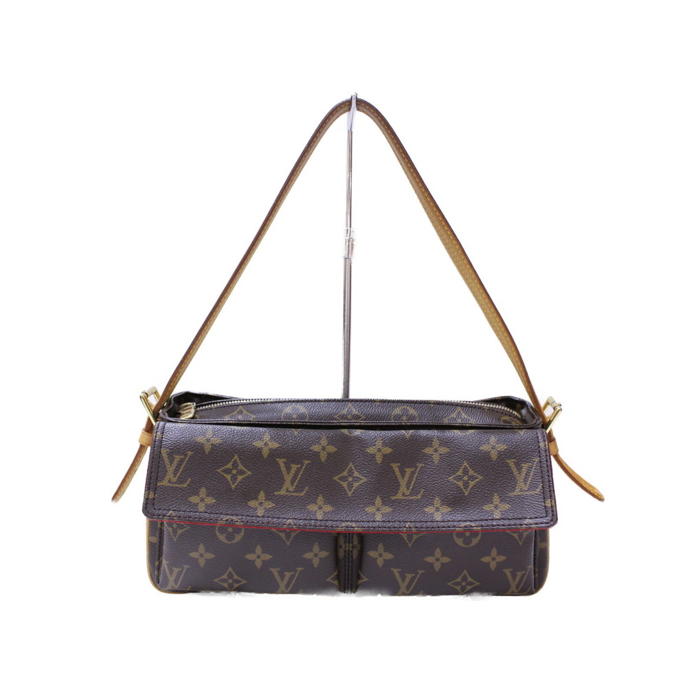Louis Vuitton Monogram Bag Shoulder Viva Cite Leather Brown - Picture 2 of 7